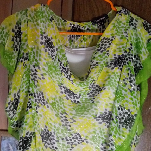 green Blouse XL - Picture 3 of 3